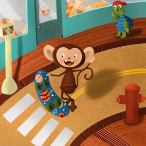 monkey illustration