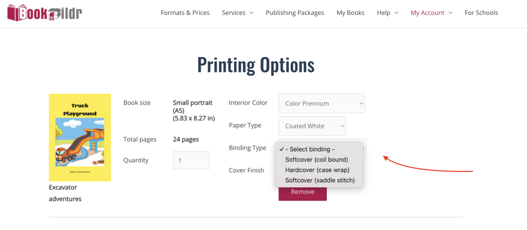 Page de précommande