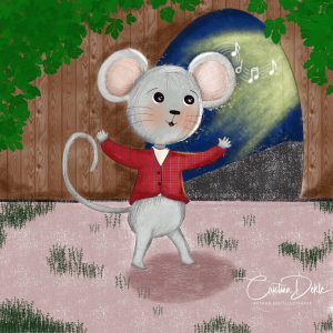 mouse watercolor