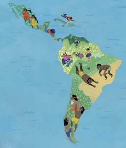 South America illustration
