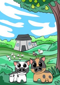 pigs illustration